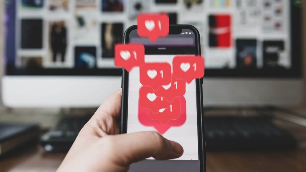 likes on phone
